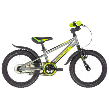 SERIOUS MOUNTAIN 16" Kids Bike Grey/Green 2022 0